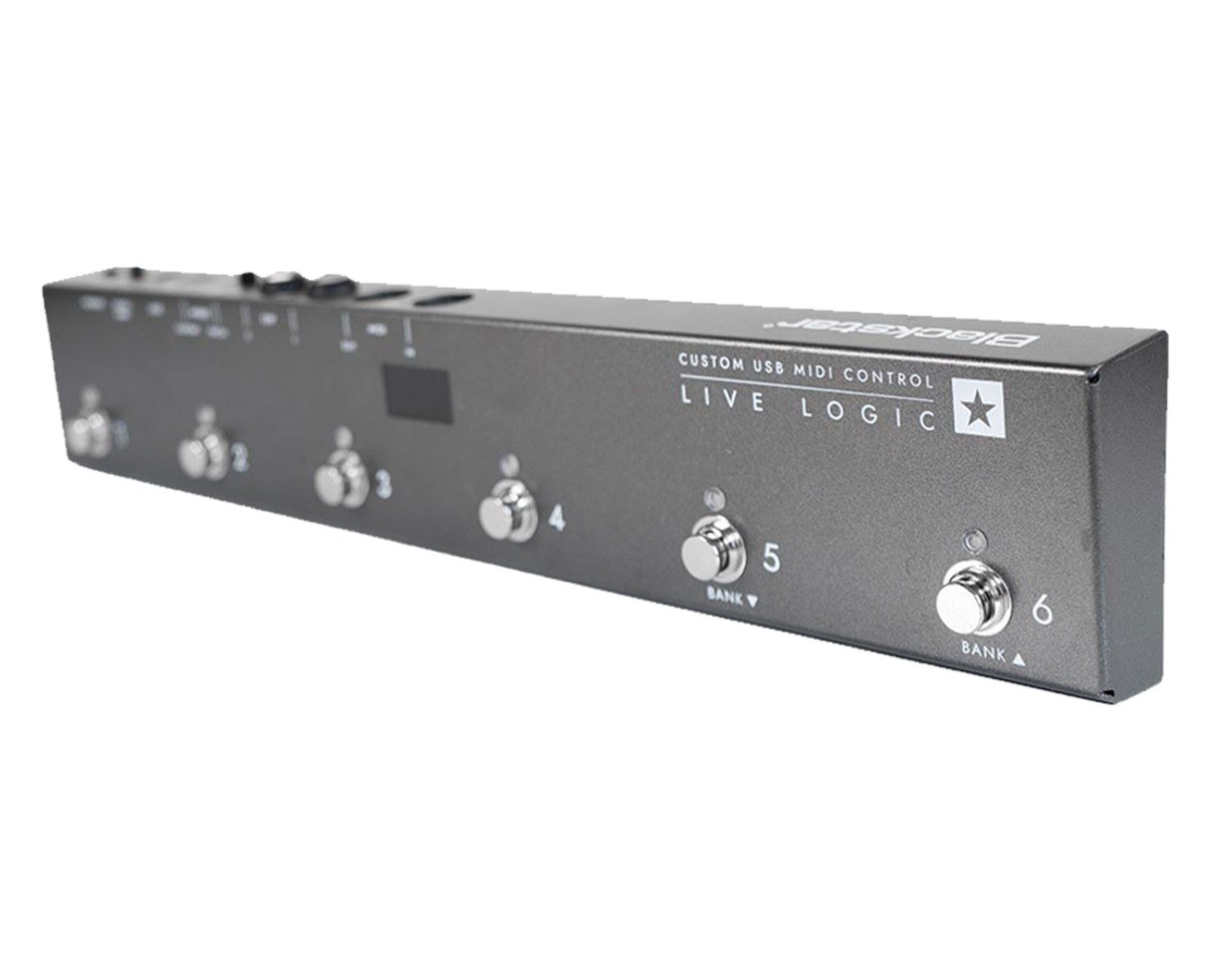 Blackstar LIVLOGICMIDI Live Logic 6 Button Midi Footcontroller