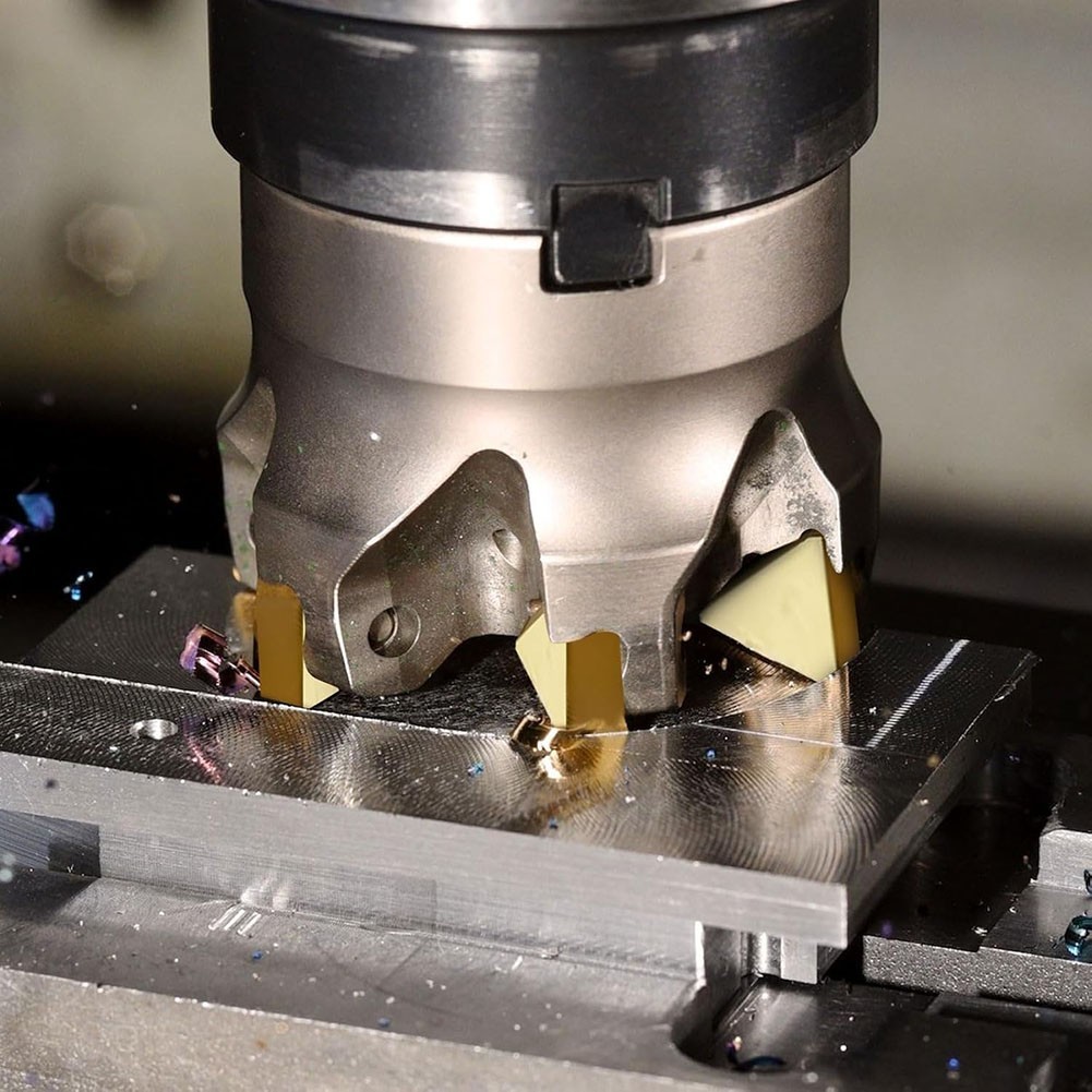 Milling Tools Pack of Ten with High Strength Carbide Insert Construction