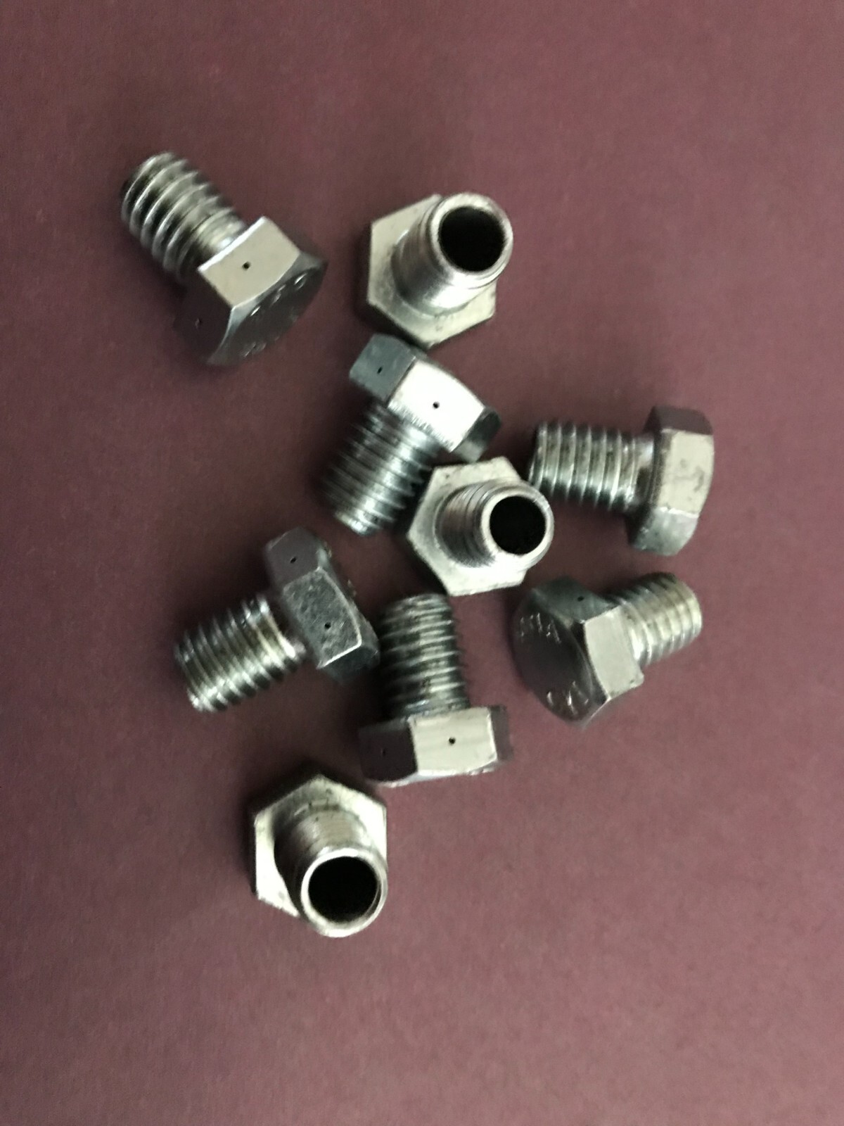 1/2" 0R 5/8"LONG- 3/8"-16 BOLTS SET OF 9 DOUBLE DRIPPERS ANY SIZE