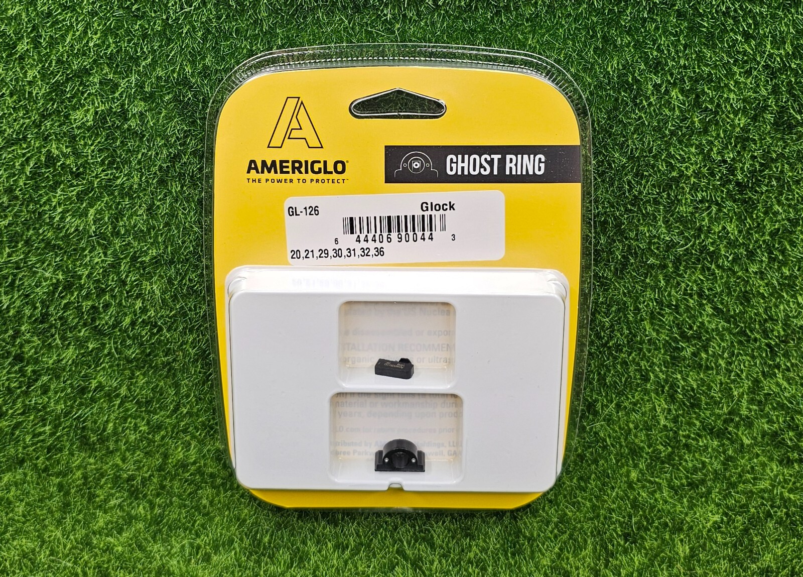 AmeriGlo Ghost Ring Night Sight Set for Glock 20 21 29 30 31 32 36 40 41 #GL-126