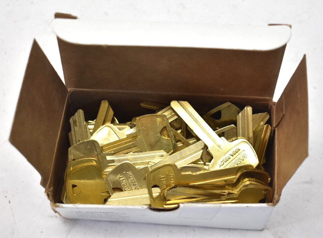 Lot of 50 Sargent 6275-RL Assa Abloy 6 Pin Key Planks RC Keyway Brass Finish