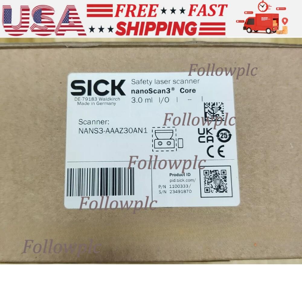 New SICK NANS3AAAZ30AN1 NANS3-AAAZ30AN1 1100333 Safety Laser Scanner