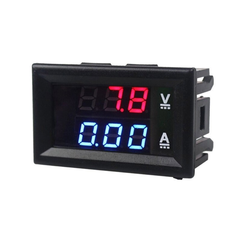 Precisions Two Digital Meter For Power 0-100V Voltages 10A Current