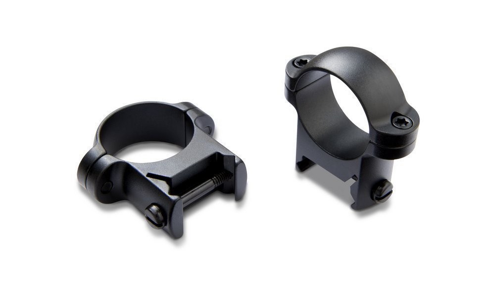Burris Gloss Black Steel Zee 1" Medium Weaver Style Scope Rings - 420081