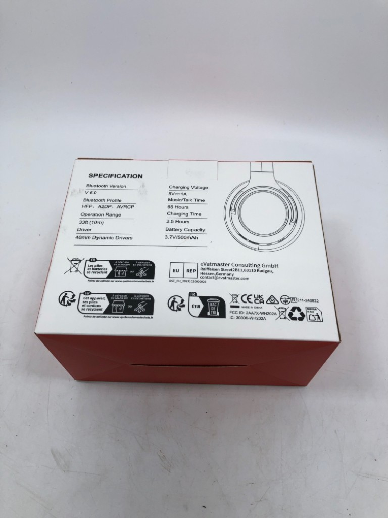 NIB BERIBES WIRELESS HEADPHONES.