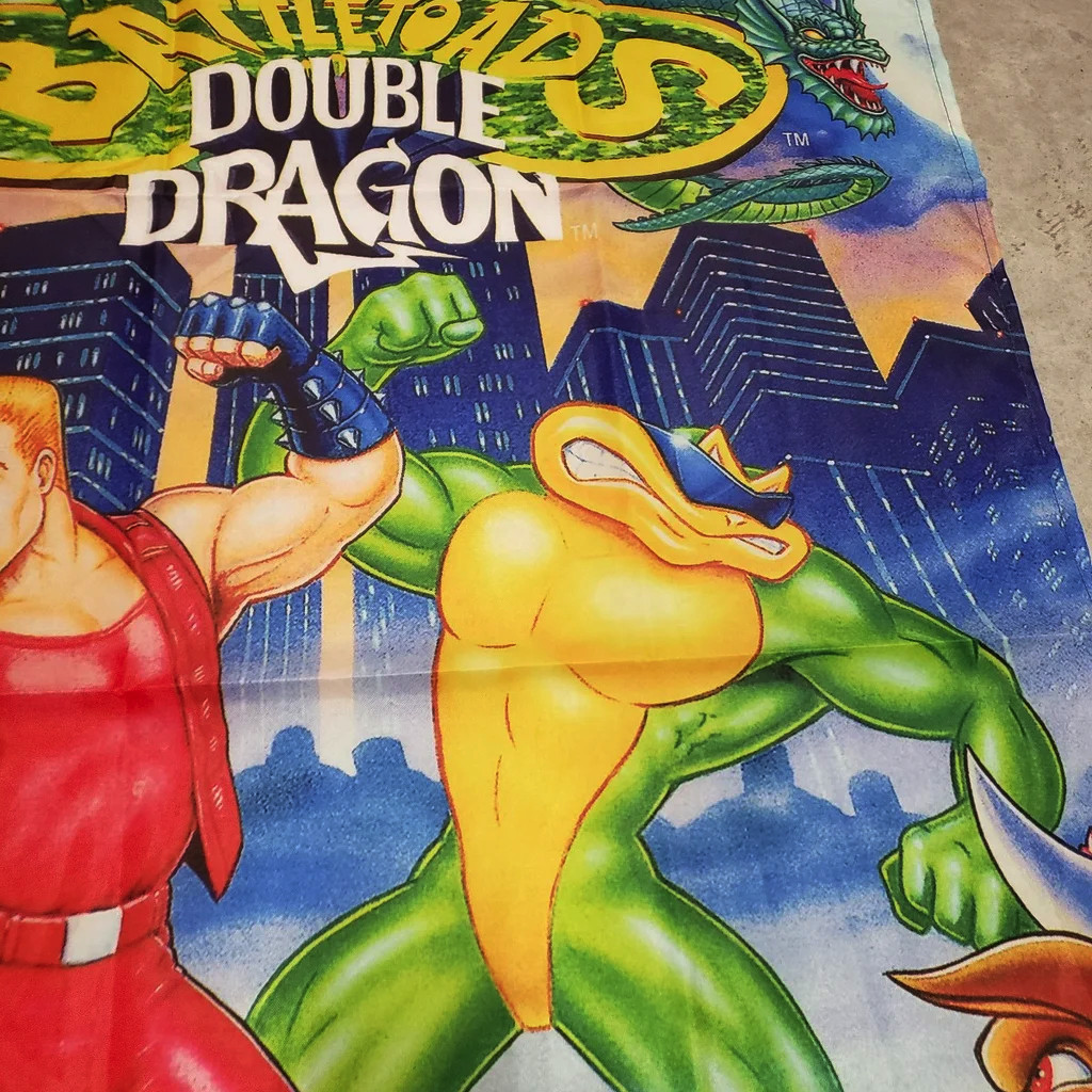 Battletoads Double Dragon Custom Wall Flag Banner Tapestry 2 x 3 Ft, NES