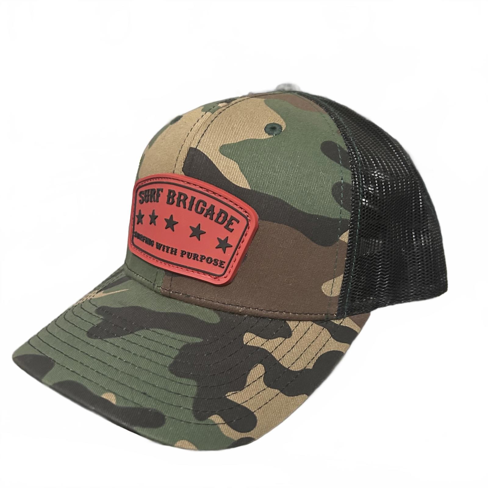 Surf Brigade Camouflage Trucker Hat with Mesh Back OSFM