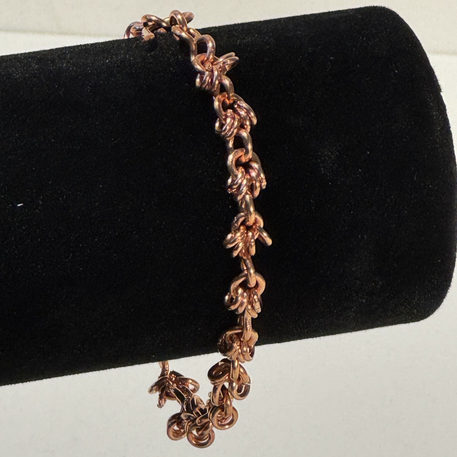 2 HAND CRAFTED COPPER BRACELETS- EACH UNIQUE (6265,6269)