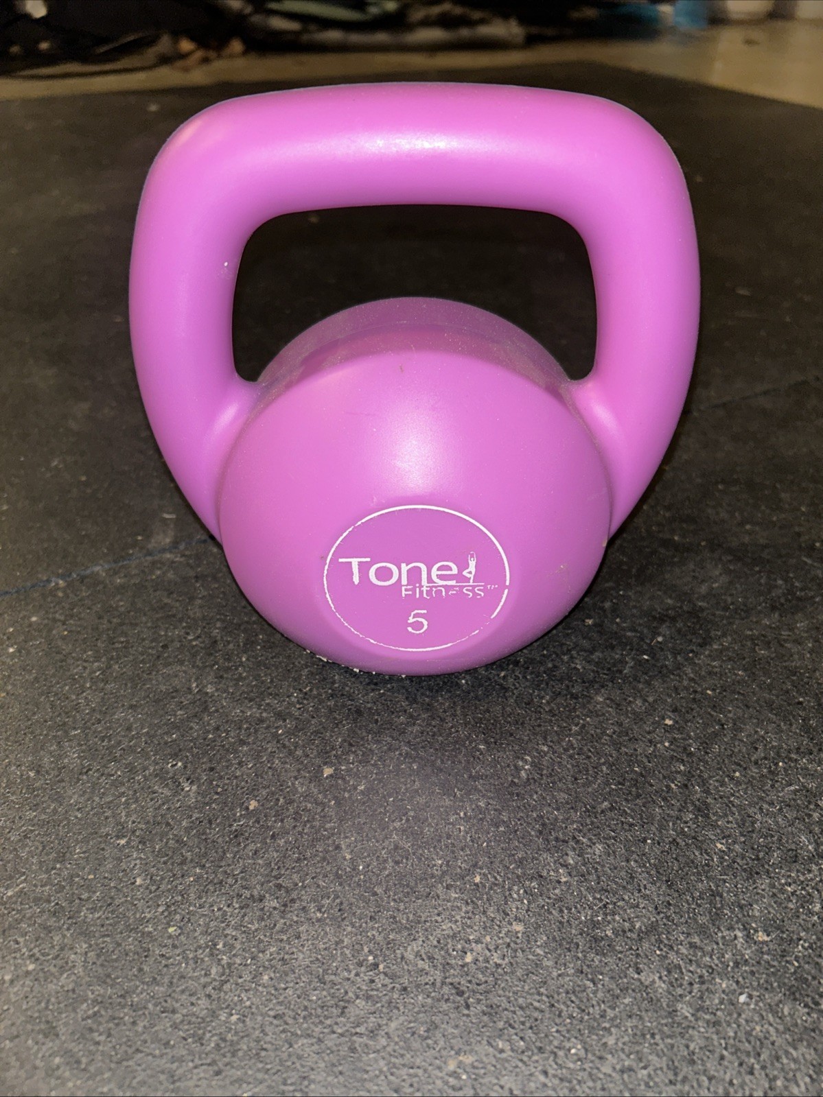 Vinyl Kettlebell, 5-Pound Pink Kettlebell