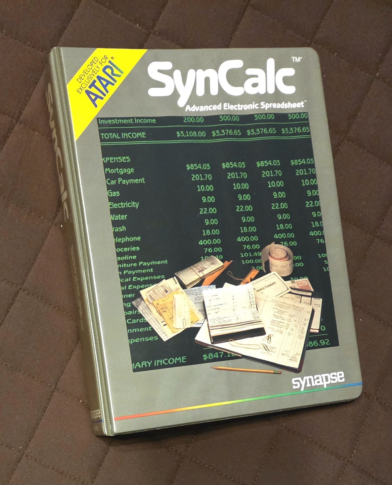 SynCalc, SynFile+, SynTrend with SynStat & SynGraph by Synapse for Atari