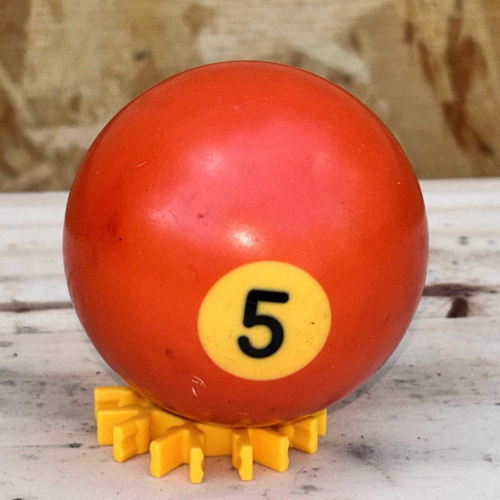 VTG Solid #5 Orange Billiard Ball Replacement 2 1/4" Cast Phenolic Senator USA