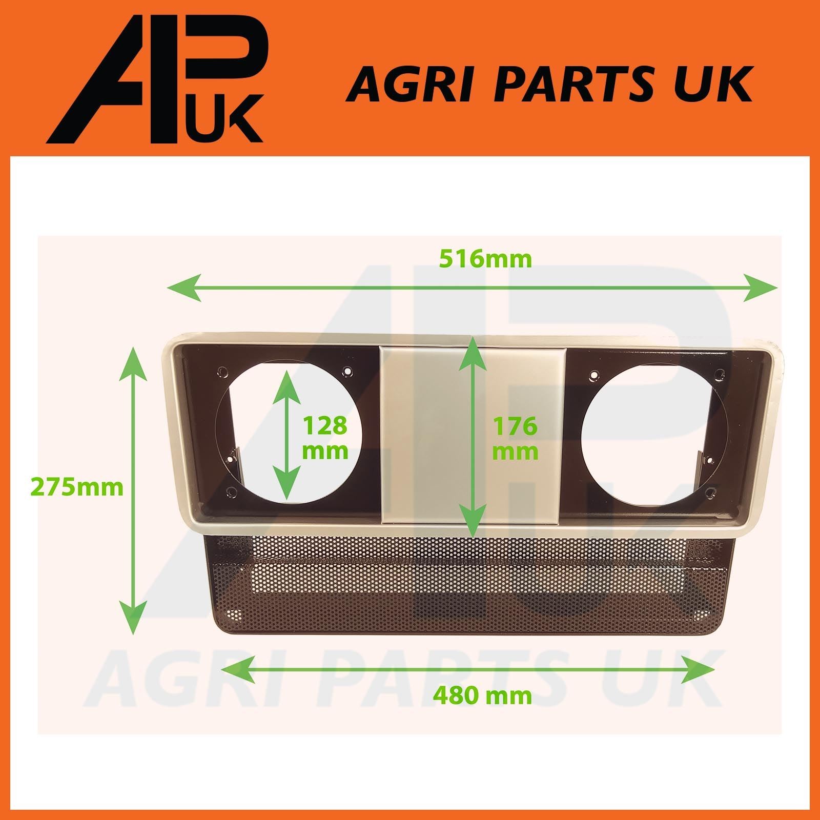 Front Top & Lower Grill Panel Complete Kit for Massey Ferguson 265 275 Tractor