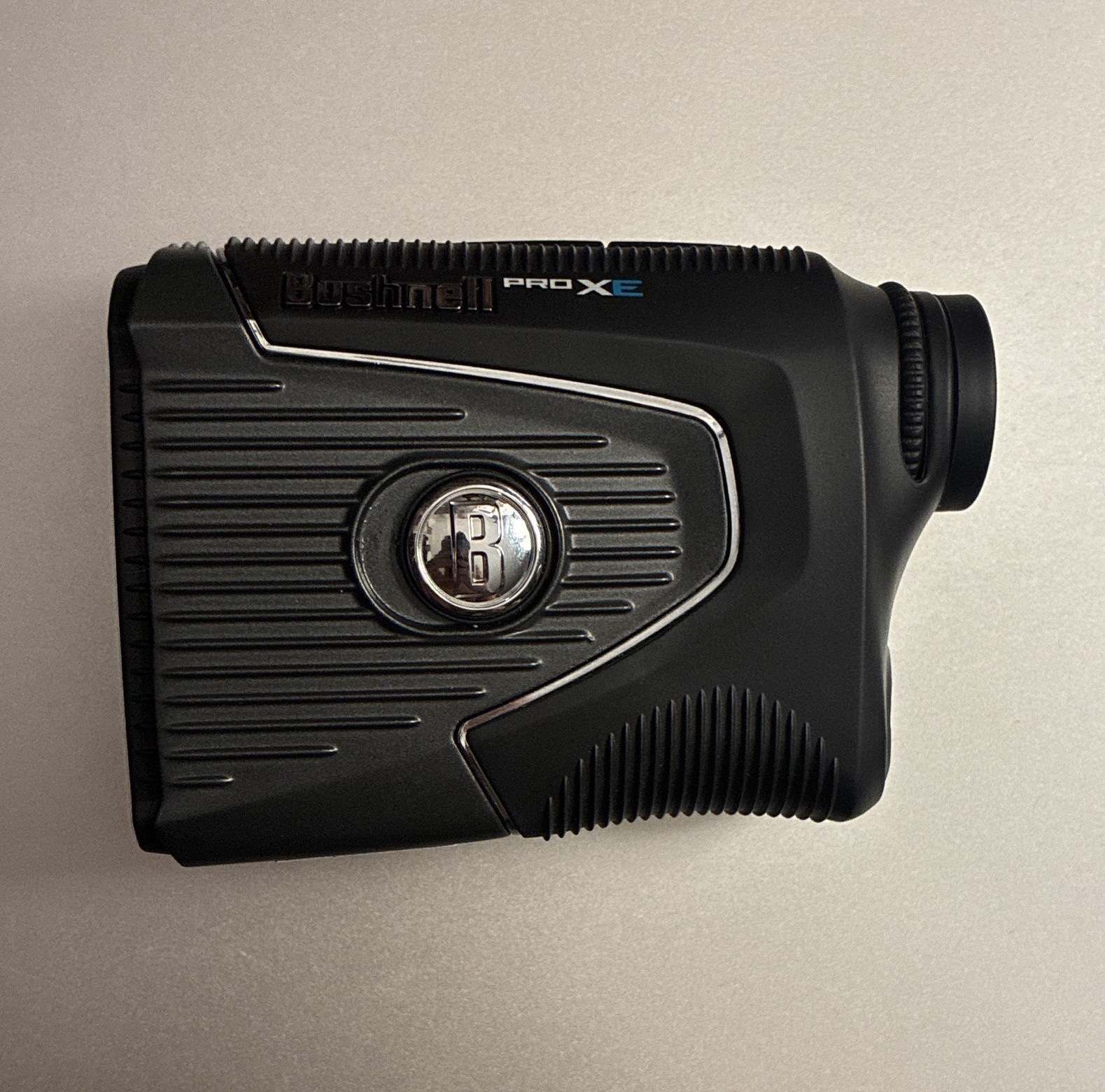 Bushnell Pro XE Golf Laser Rangefinder w/ Magnetic Grip, Black Plastic