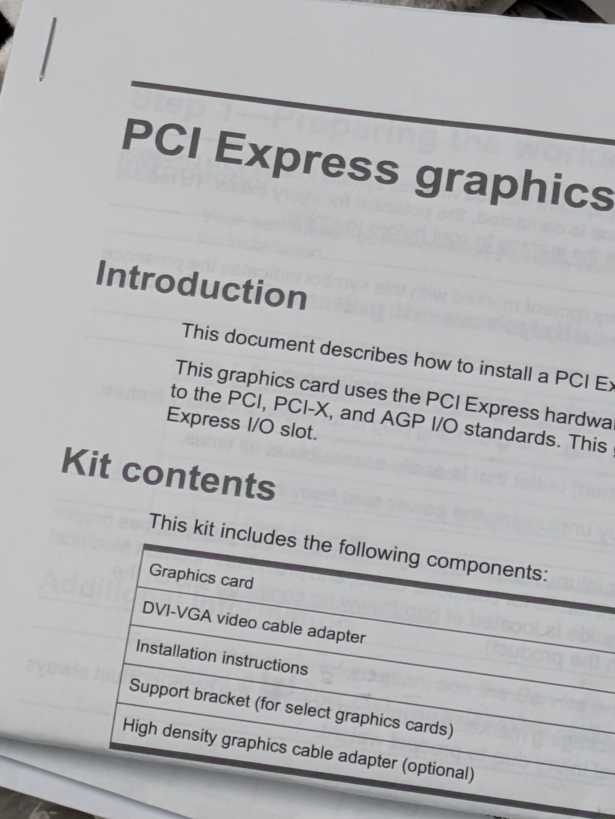 HP express graphics card 60.84.6F.00.16 GRAPHICS CARD