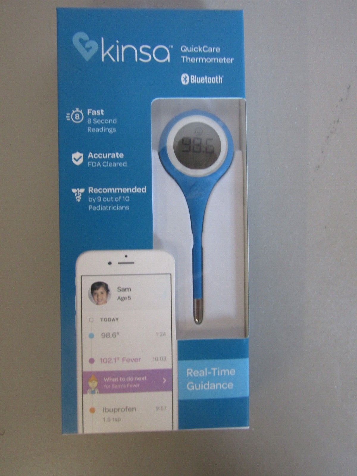 Kinsa QuickCare Digital Thermometer - Lot of 5