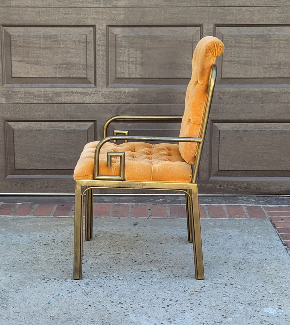 Vintage Mastercraft Greek Key Motif Desk or Dining Side Chair