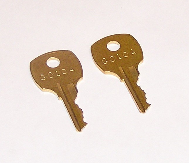 2 - C10A C010A Replacement Keys fit Arctic Air Refrigeration Equipment