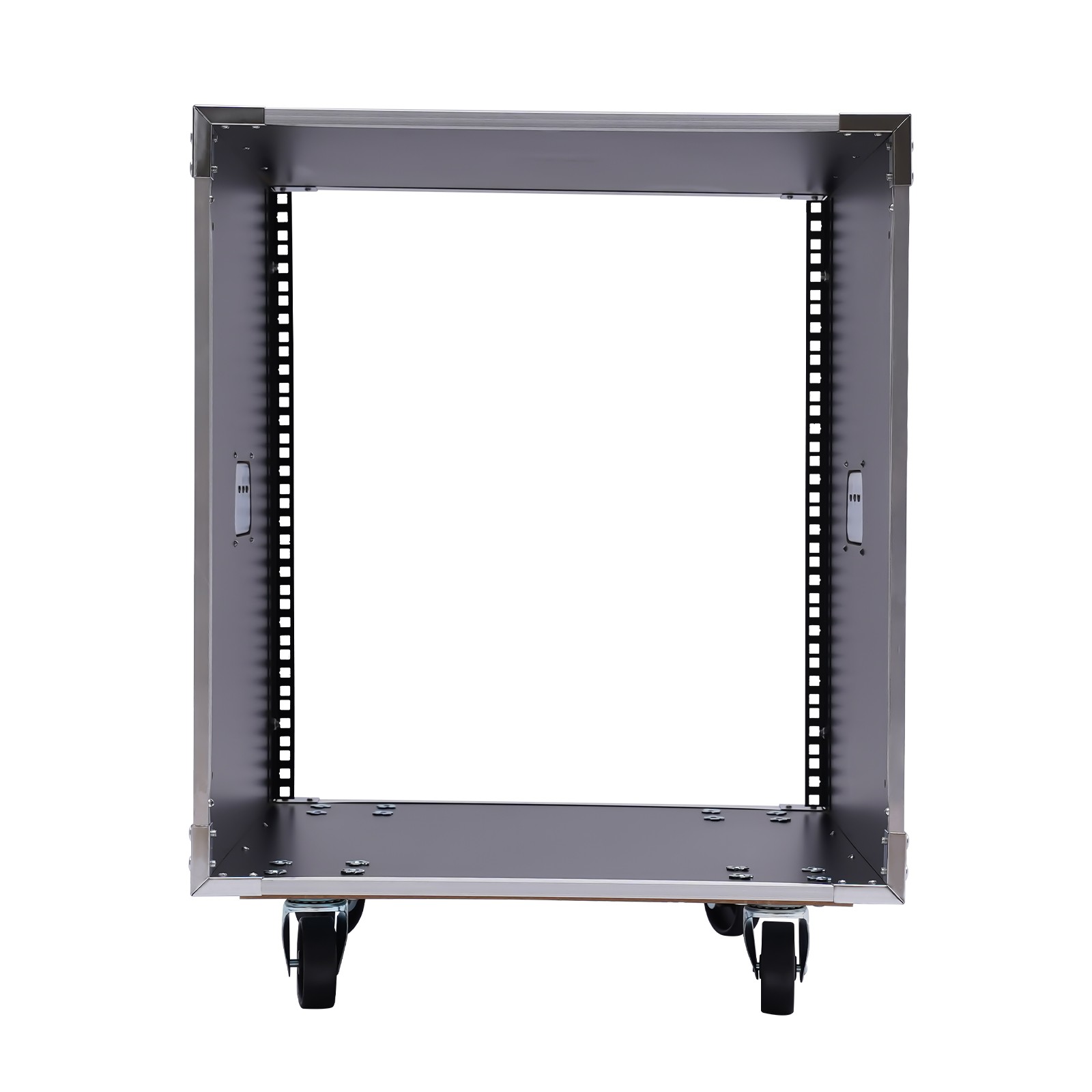 12U Cabinet Rolling Network Rack Audio Studio Video Telecom Equipment Rack