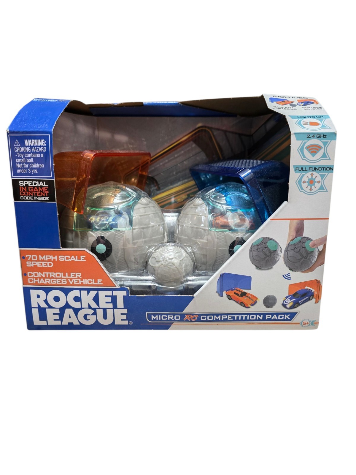 Brand New Rocket League 51555 Micro RC Battle Vehicle 2 Pack Competition Pack