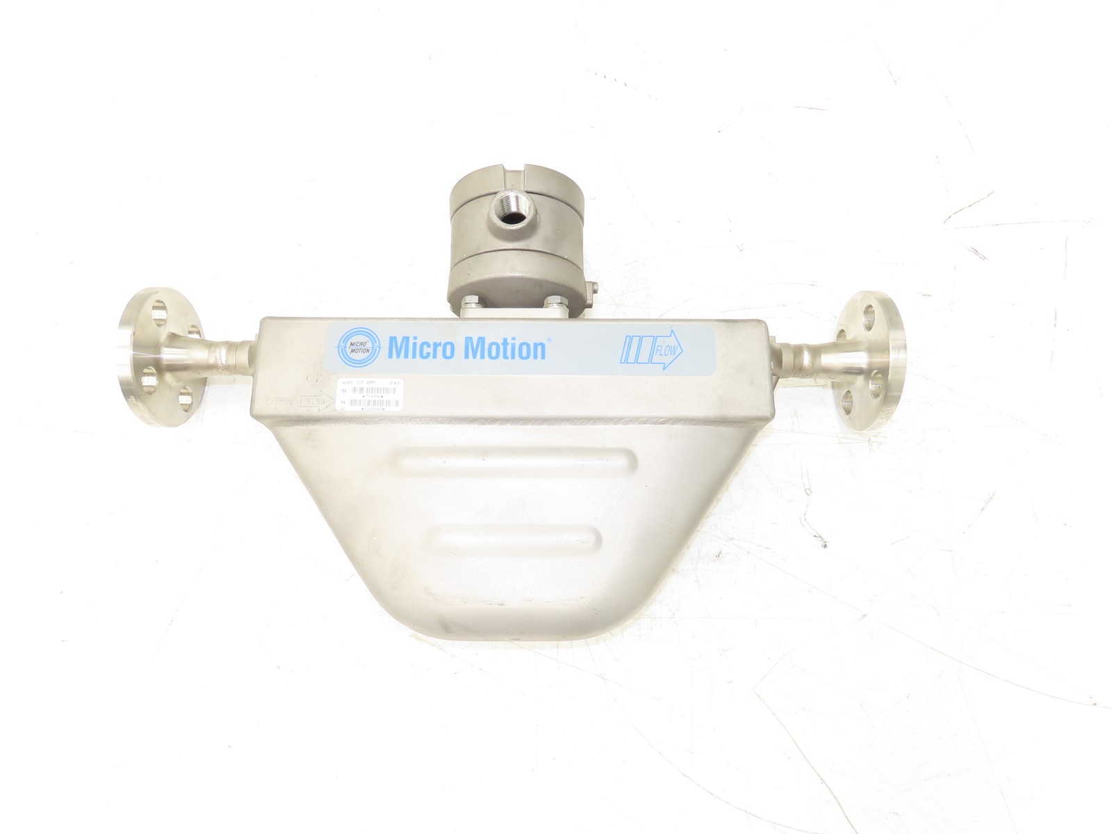 Micro Motion R050S113NABAEZZZZ Mass Flow Sensor 1/2" *Ink Residue Needs Cleaned*