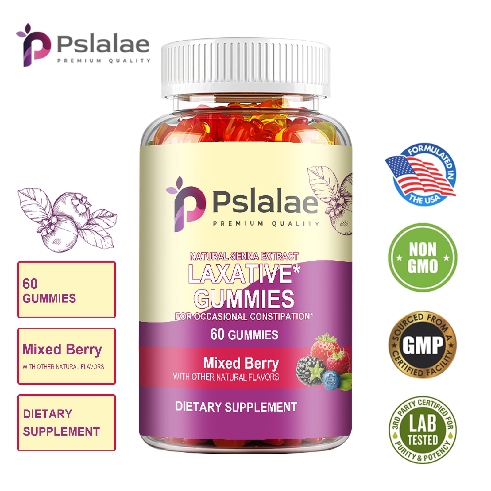 Natural Senna Laxative Gummies - Gut and Colon Support, Cleanse &  Detox