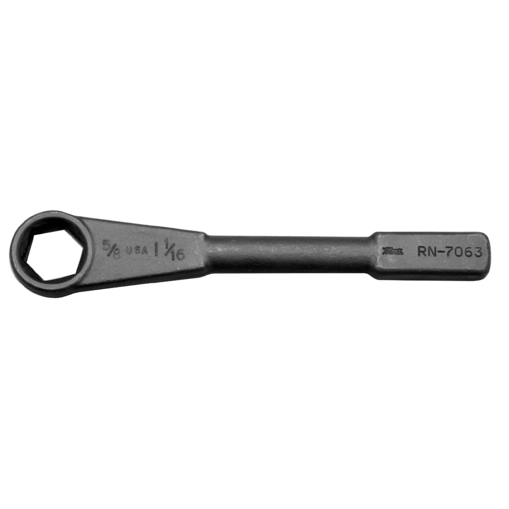 Martin Tool RN7063 1-1/16 Inch Industrial Black Striking Face Box Wrench