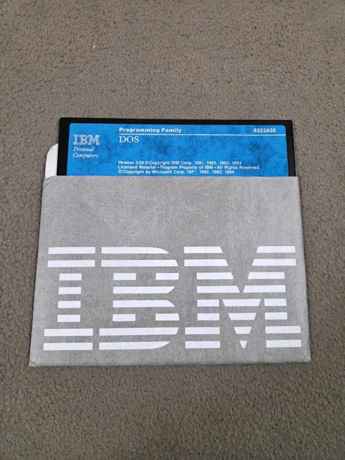 1984 IBM DOS Programming Family 5.25" Floppy #6322635 V. 3.00