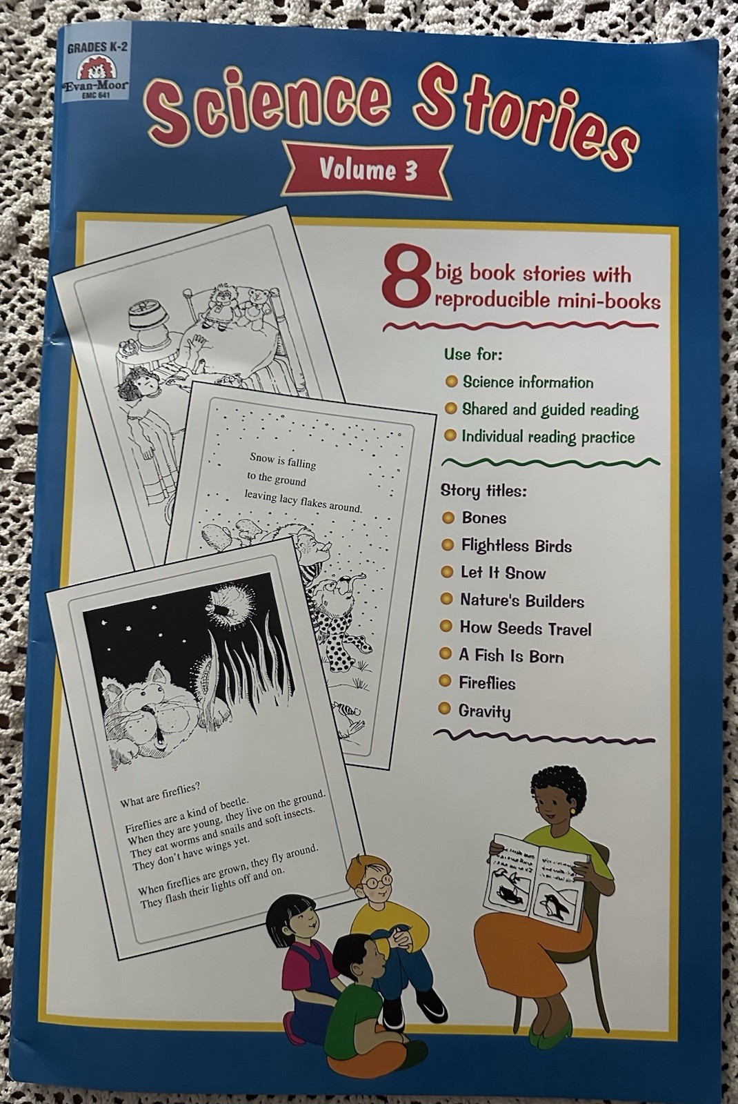 Evan-Moor K-2 Science Stories- Big Book For Teachers- Reproducibles For Students