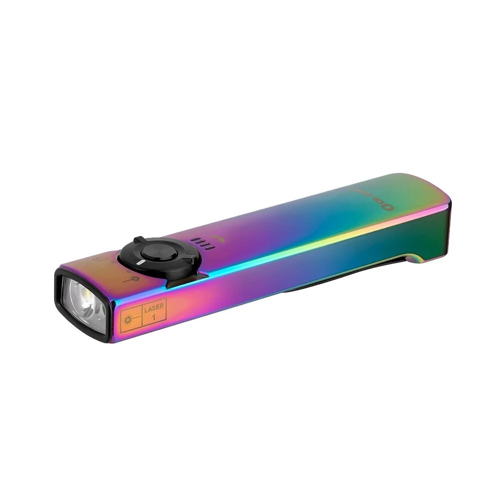 Olight Arkfeld Spring 3 Flat Flashlight (Limited Edition Titanium Spring)