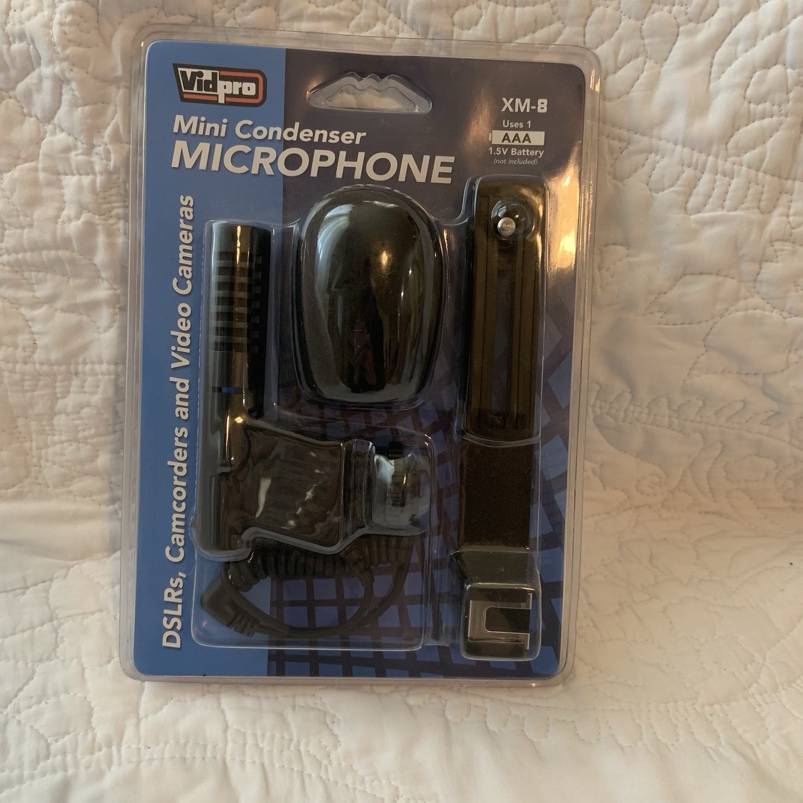 Vidpro - Mini Condenser Microphone for DSLRs, Camcorders, And Video Cameras