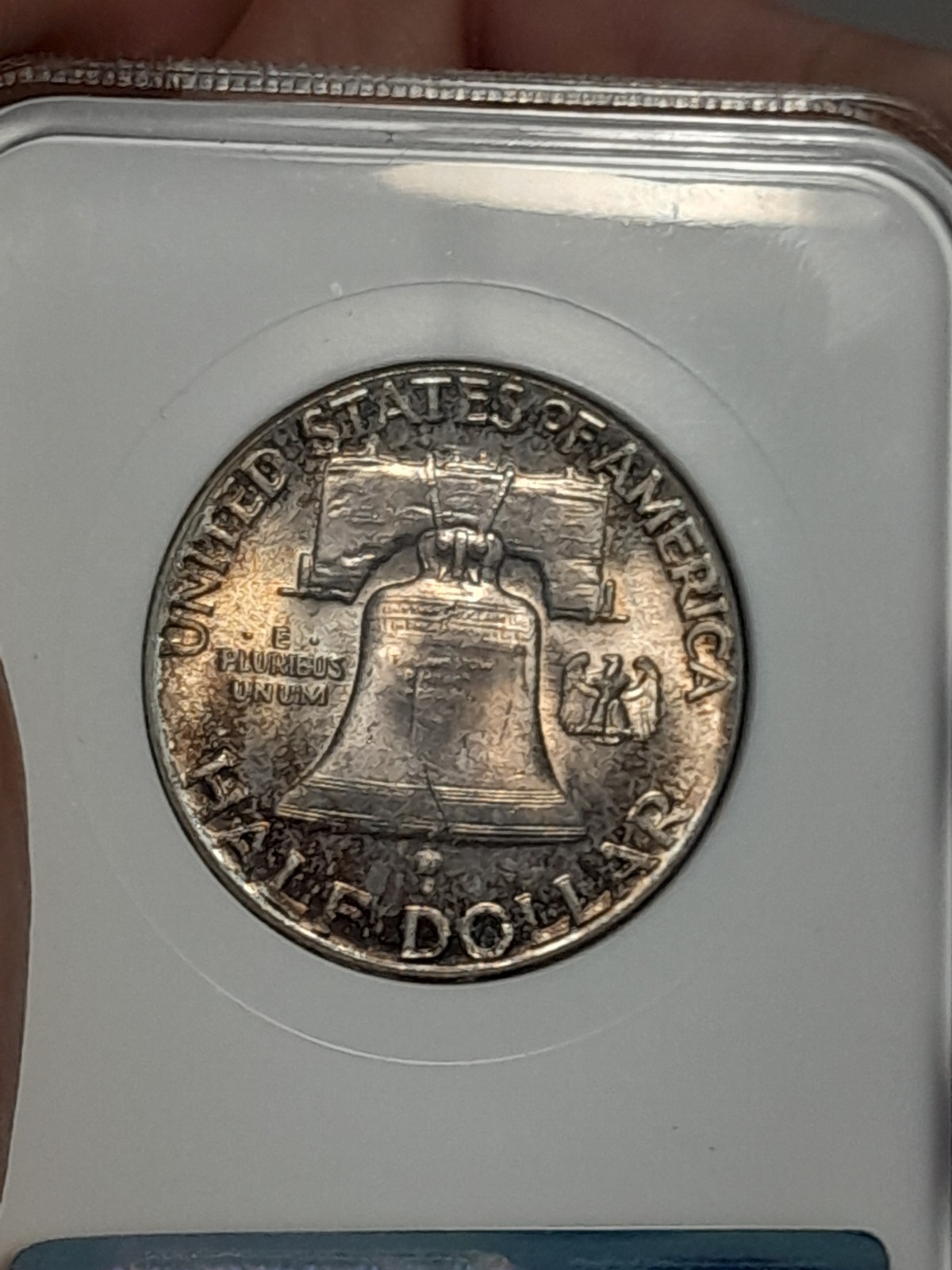 1949 Franklin Half Dollar Toned NGC MS64