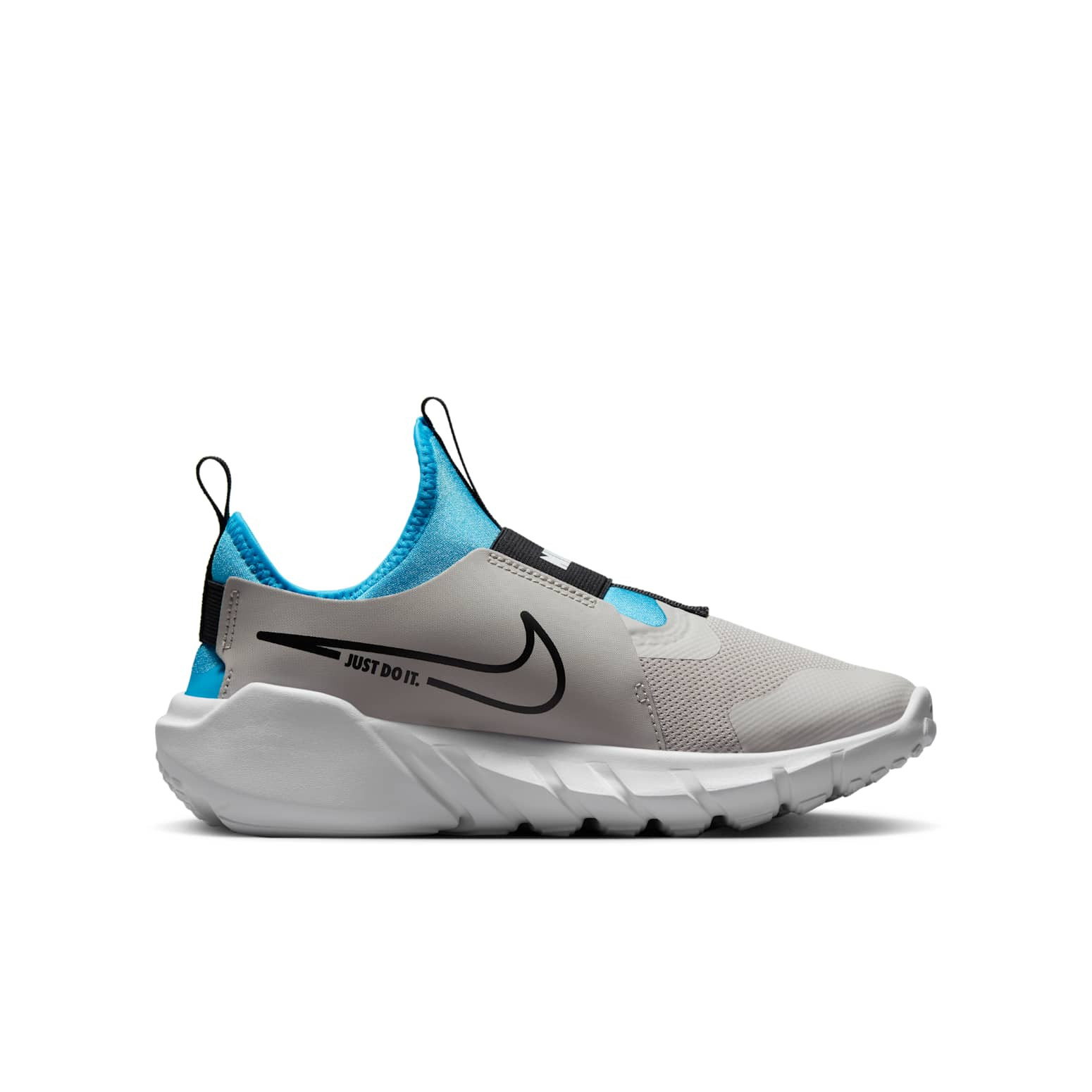 New Nike Flex Runner 2 GS (Light Iron Ore/Blue/Black) DJ6038-008 Size 7 Youth