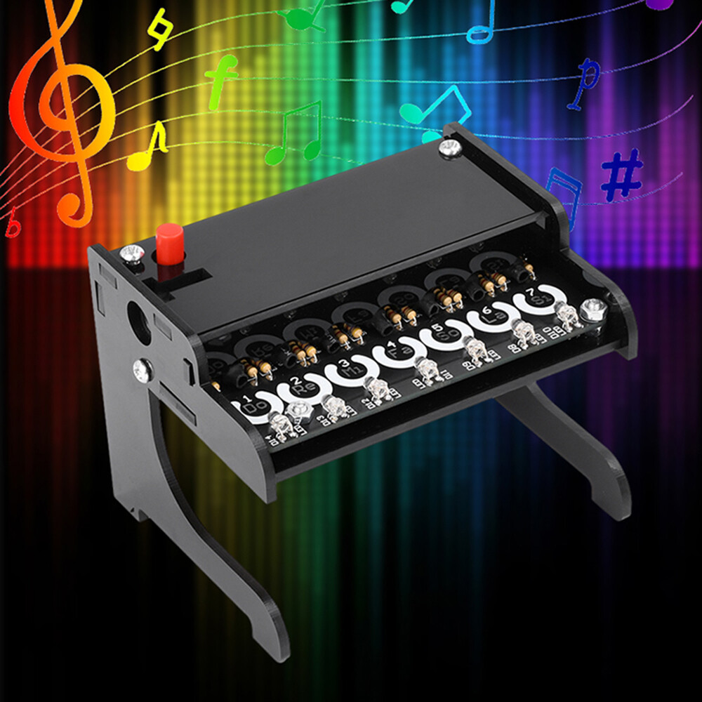 51 Microcontroller Stringless Optoelectronic Piano DIY Keyless Qin Welding Kits