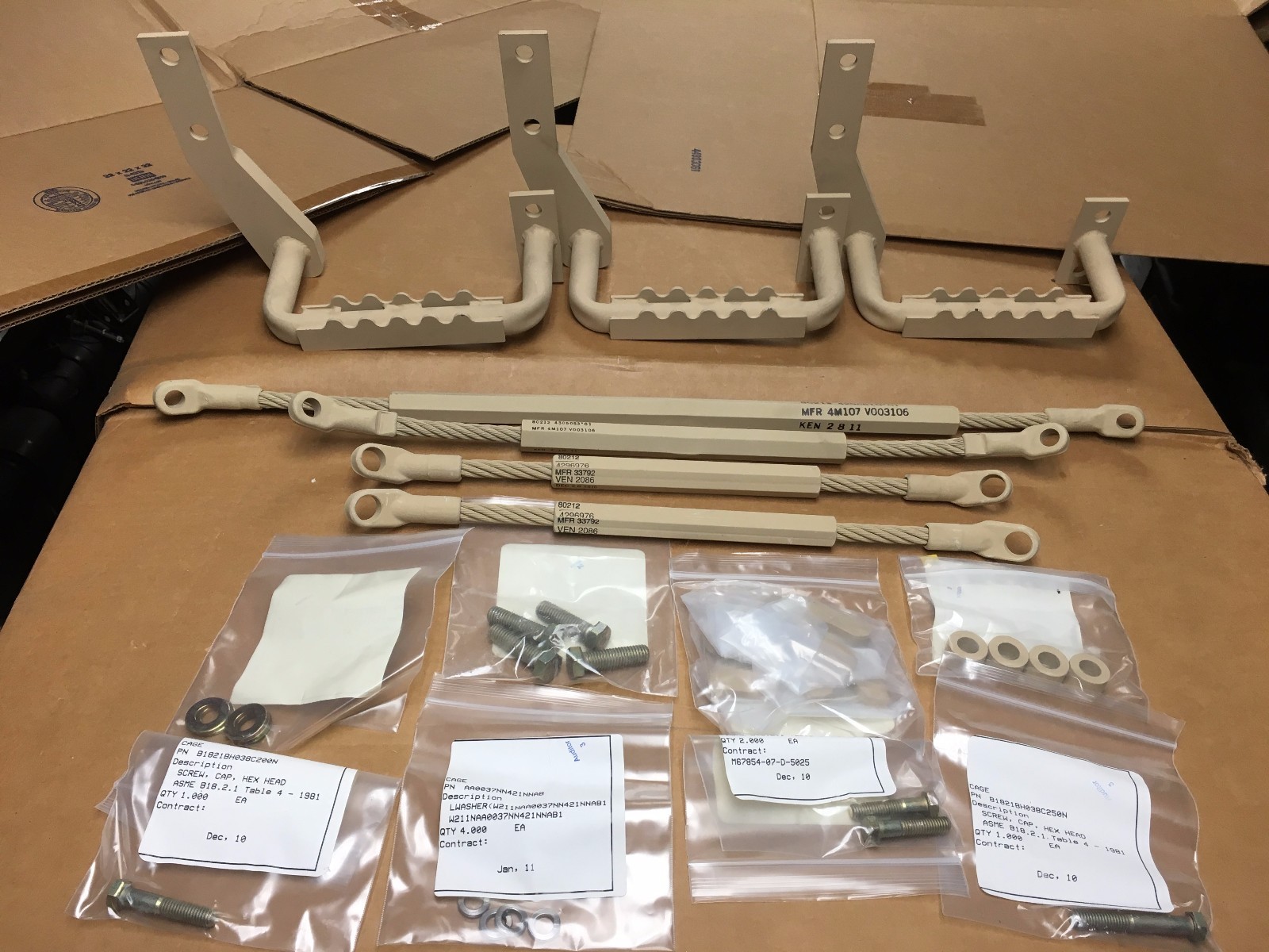 Military Vehicle Truck Boarding Ladder Step + Handle Kit Desert Tan LMTV 6x6 MTV