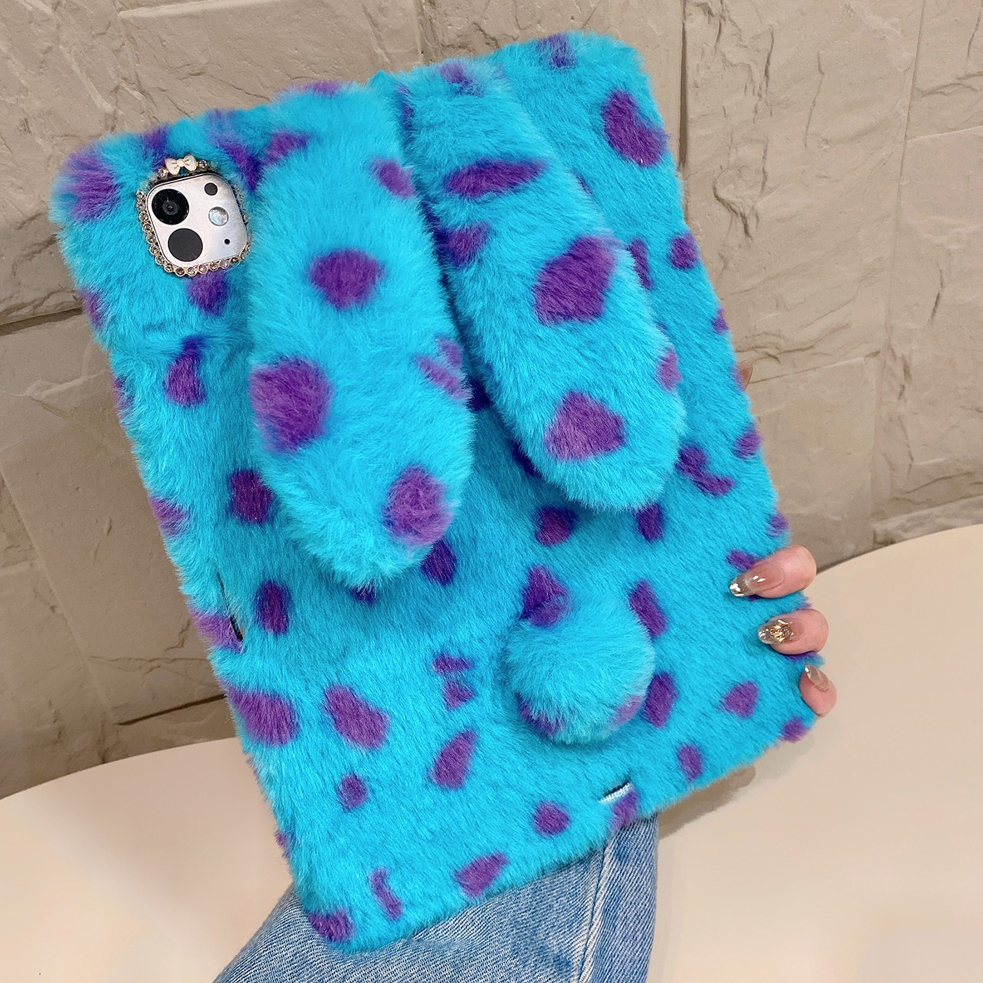 For Apple iPad 5th 6th 7th 8th 9th 10th 11th (A16) Gen Leopard Rabbit Case Cover