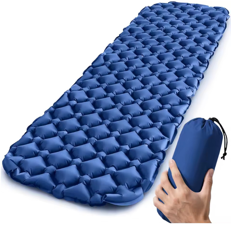 Lightweight Camping Inflatable Mattress Outdoor Sleeping Pad Travel Folding Bed