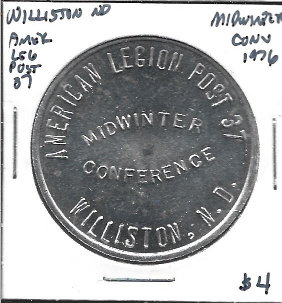 Williston North Dakota - American Legion Post 37 - Midwinter convention 1976 mdl
