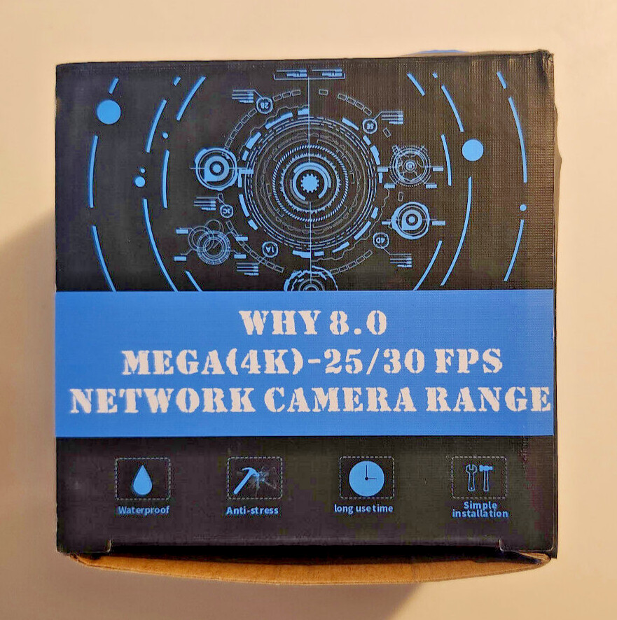Why 8.0 Mega (4K) 25/30 FPS Network Camera Range JUNCTION BOX