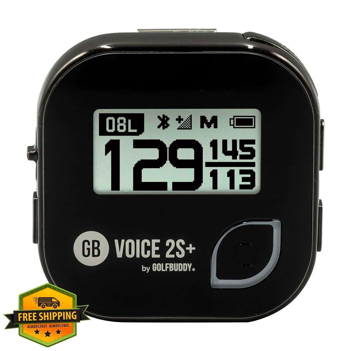 Golf Buddy Voice 2 Golf GPS Rangefinder Black
