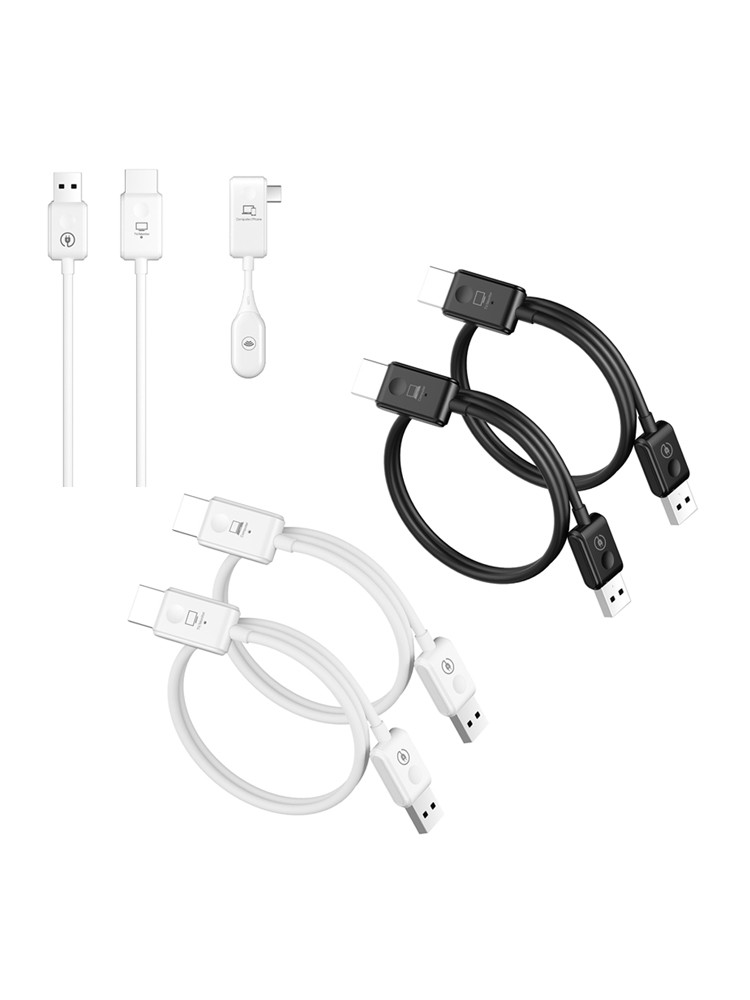 50M Wireless HDMI Type-C Extender Video Transmitter Receiver for PS4 DVD Camera