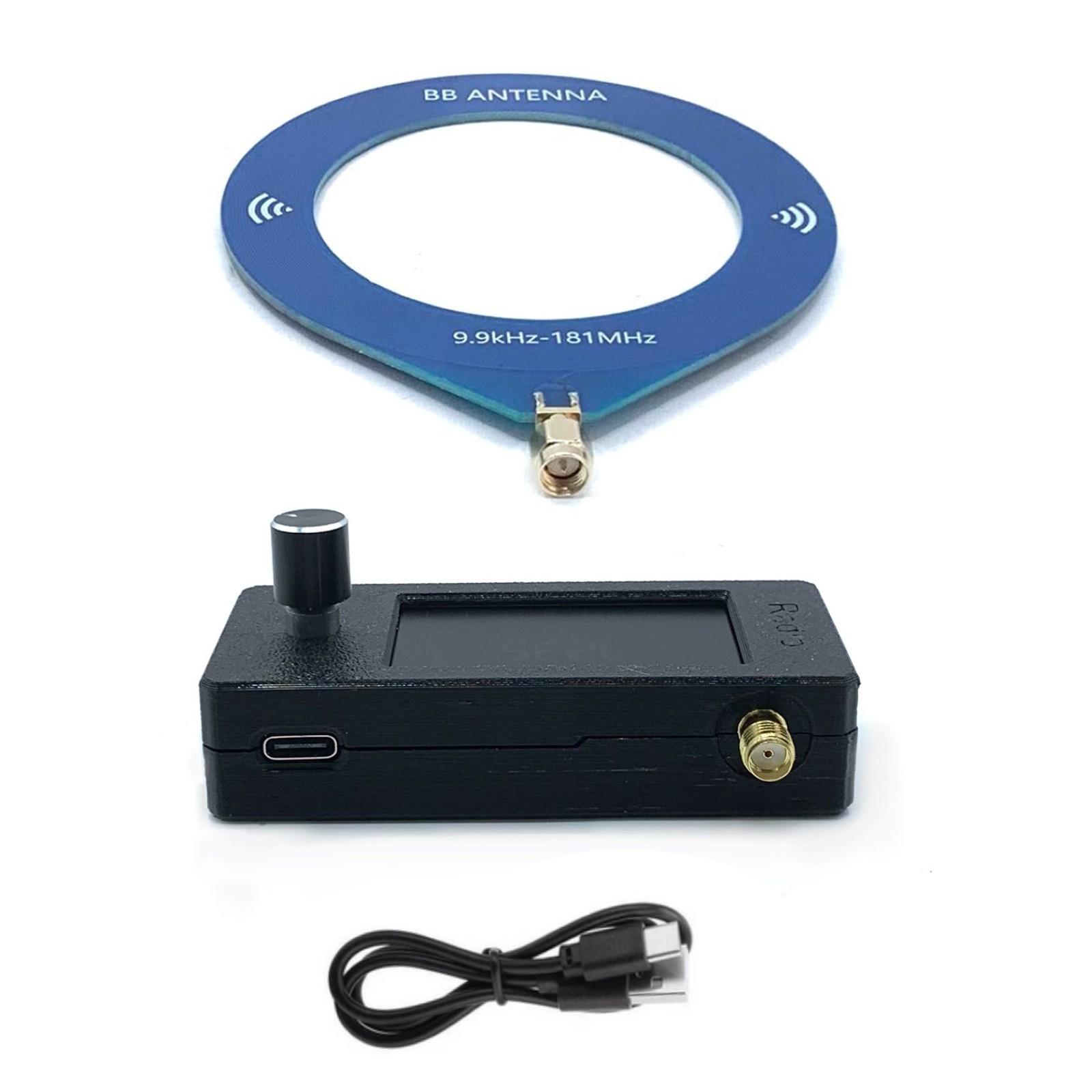 Pocket-sized SI4732 Radio RF Receiver Loop Antenna Support LSB USB AM FM