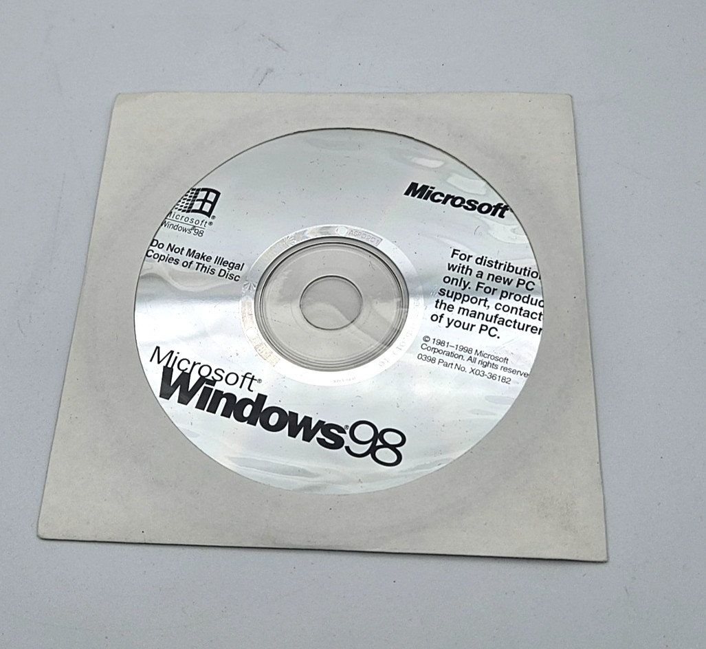 Vintage Microsoft Windows 98 FrontPage 98 PhotoSuite CD Lot Boot Disk ProCD