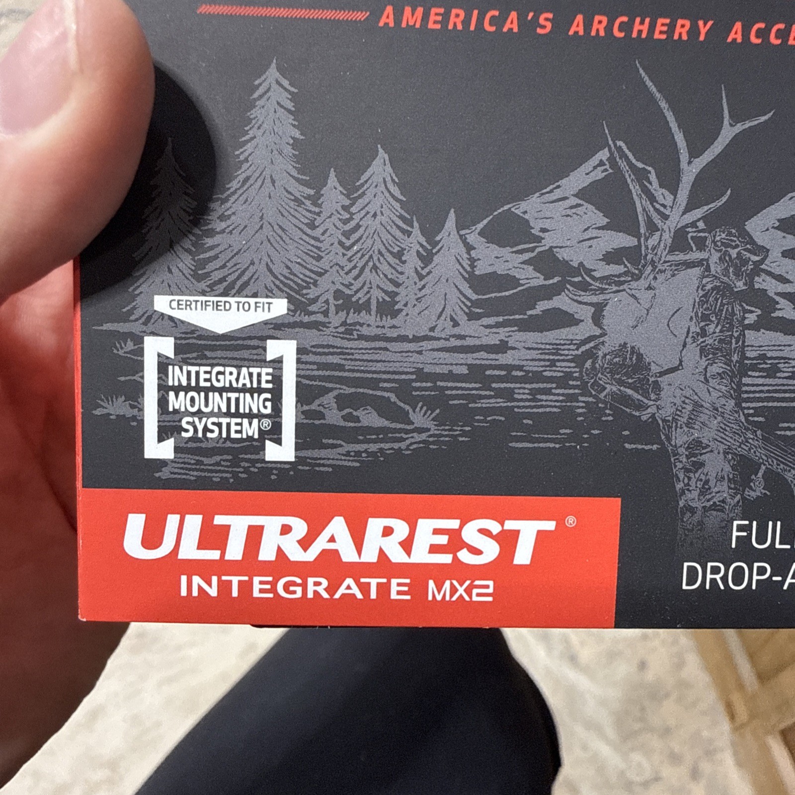 QAD Ultrarest Integrate MX2 Black RH