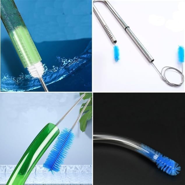 Flexible Drain Pipe Brush Set - Ideal for AC, Shower, & Home Cleaning Needs