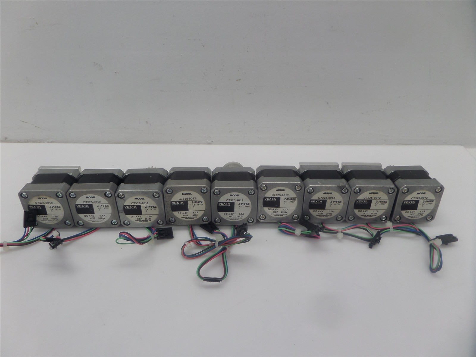 Lot Of 9 Vexta C7325-9012 2-Phase Stepping Motors
