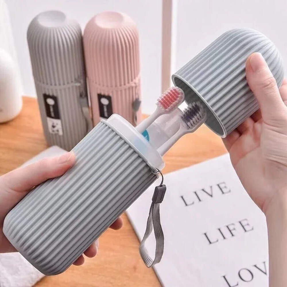 Portable Toothpaste Toothbrush Protect Holder Case Travel Camping Storage Box Pr