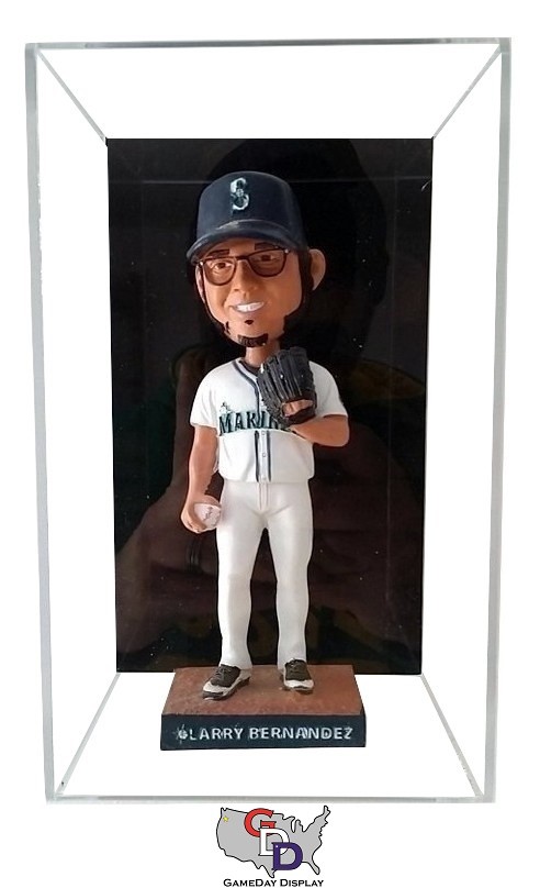 Acrylic Bobblehead Display Case Wall Mount UV Protectant MLB NFL NCAA NBA C NIB