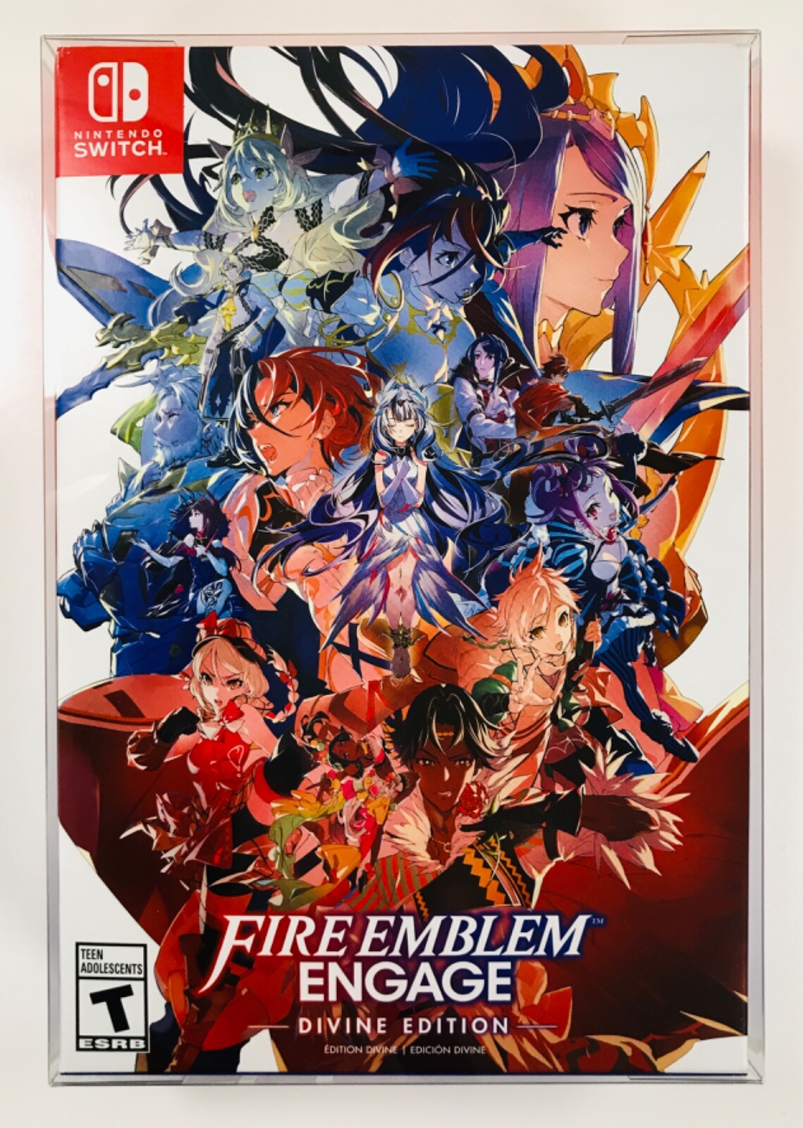 1 Box Protector For FIRE EMBLEM ENGAGE: DIVINE EDITION. Nintendo Switch. NTSC