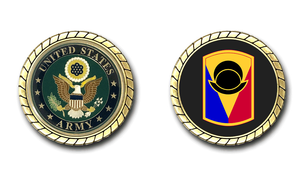 53rd Armored Brigade US Army Challenge Coin Officially Licensed