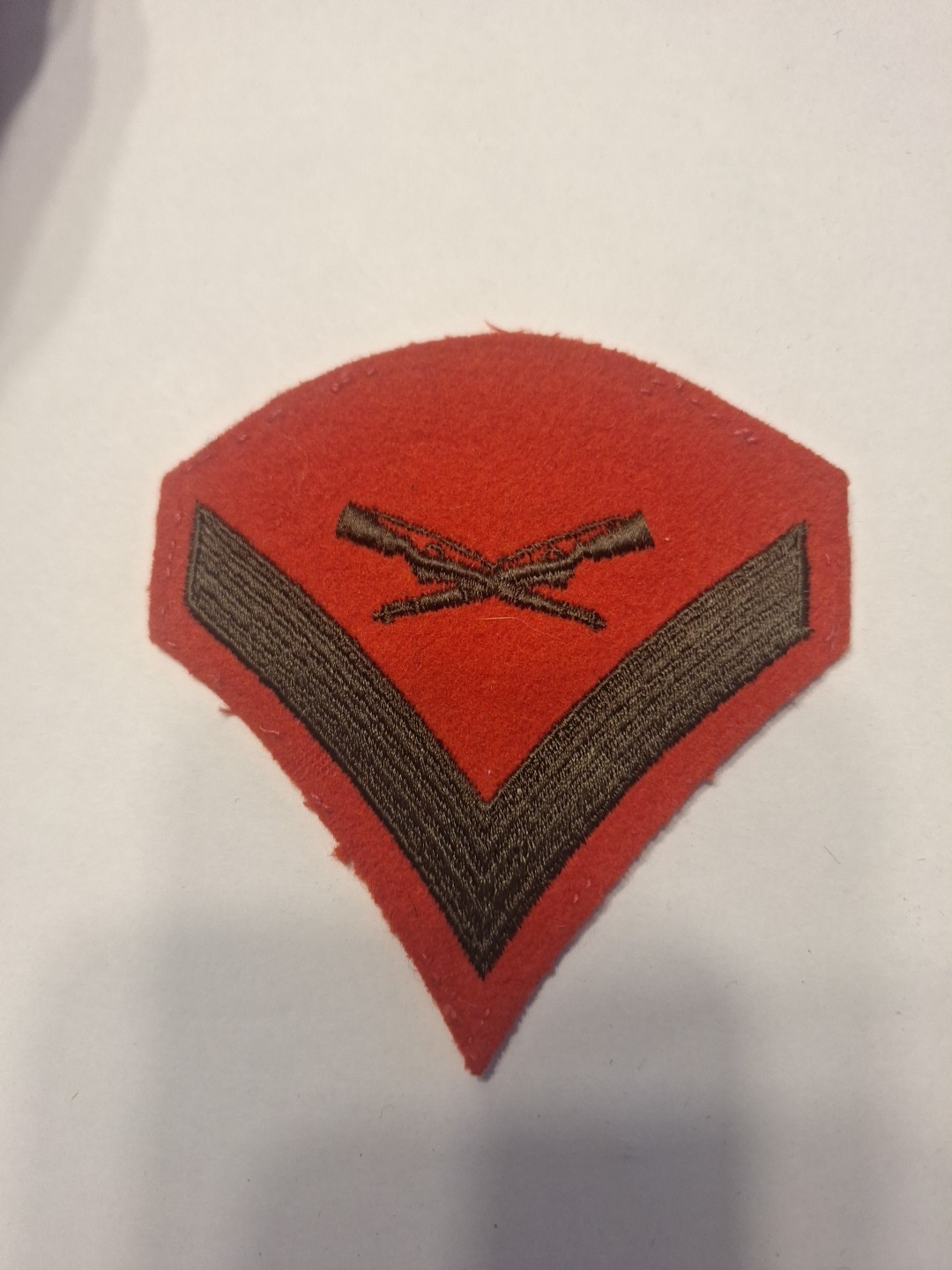 United States Marine Corps USMC Lance Corporal Rank E3 Uniform Insignia Patch